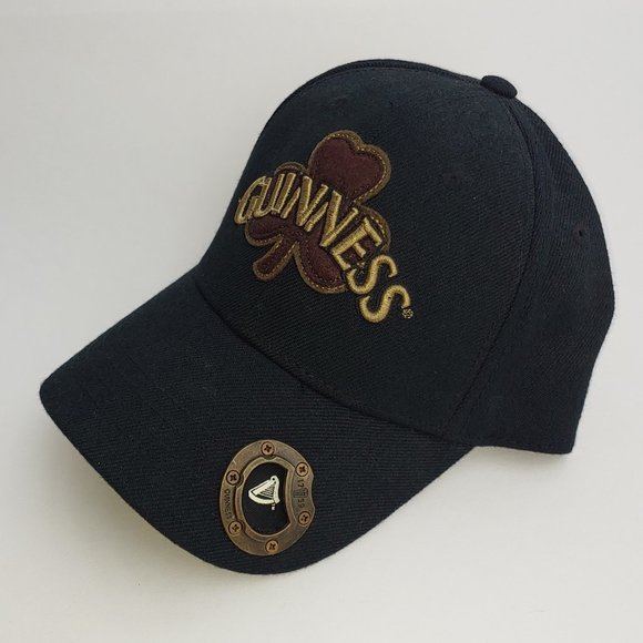 guinness baseball cap with bottle opener